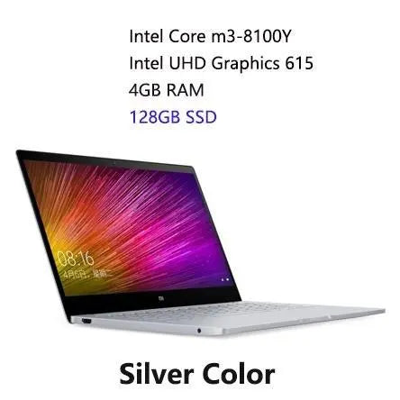 New Xiaomi Laptop Air 12.5 Inch Screen Intel Core m3-8100Y/i5 4GB RAM 128GB ROM Ultra Slim Full Meatal Body English Windows 10 - GreatEagleInc