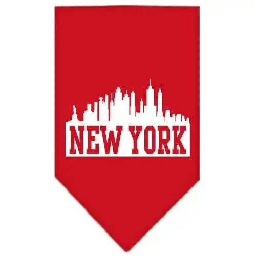 New-York-Skyline-Screen-Print-Bandana-Red-Large-GreatEagleInc-318542025