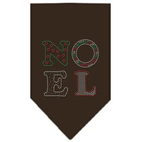 Noel Rhinestone Bandana Brown Large Default Title