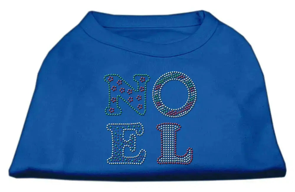 Noel-Rhinestone-Dog-Shirt-Blue-Med-GreatEagleInc-318561528