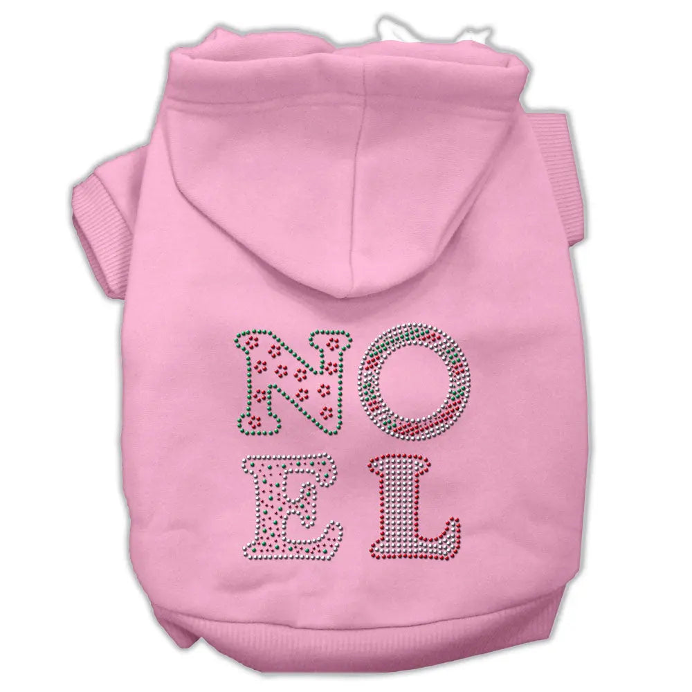 Noel Rhinestone Hoodies Pink Xxxl Default Title