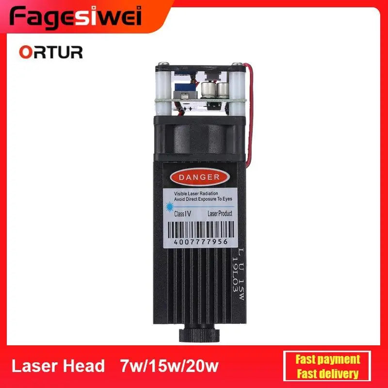 ORTUR Laser Head 7W 15W 20W Laser Module PWM Mode For ORTUR Laser MASTER Engraving Machine 3D Printer GreatEagleInc
