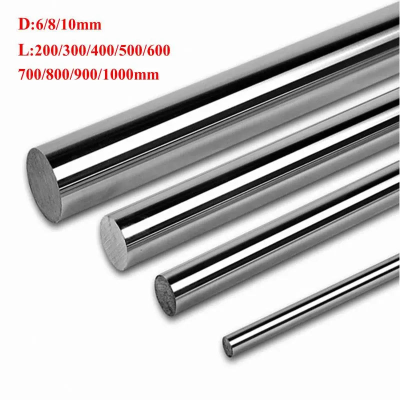 Optical Axis Smooth Rods 200 300 400 500 600 700 800 900 mm Linear Shaft Rail 6 8 mm Diameter Guide Slide for 3D Printer Part GreatEagleInc