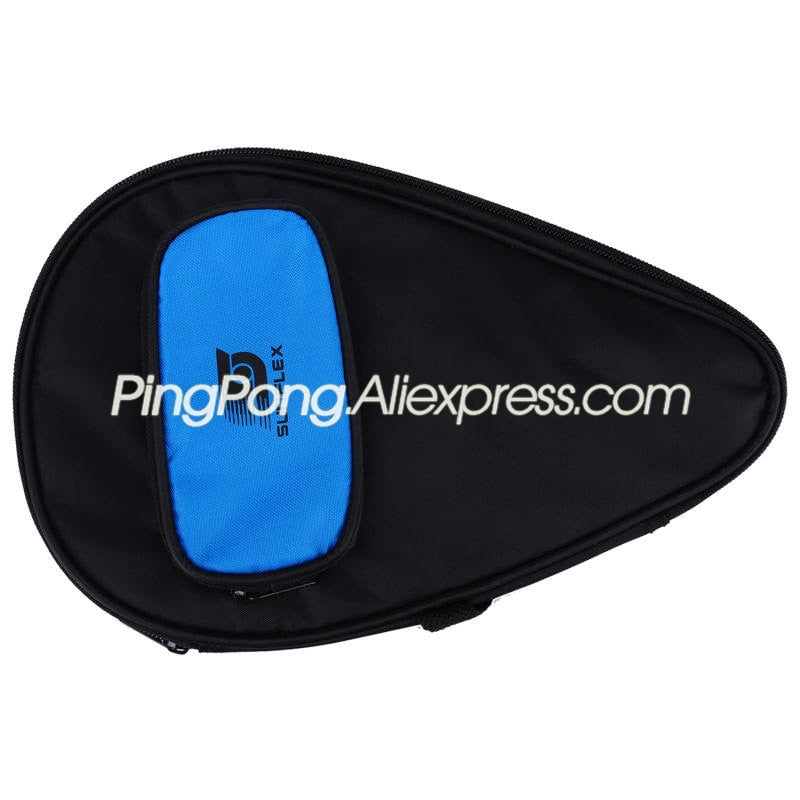 Original SUNFLEX Table Tennis Racket Bag (with Ball Storage Bag) Ping Pong Bat Case (Gift: 2x Protective film + 1x Edge Tape)