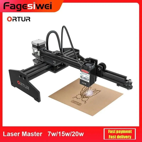 Ortur Laser MASTER 20W Engraving Machine 32-bit DIY Laser Engraver Metal Cutting 3D Printer For Windows with Safety Protection GreatEagleInc