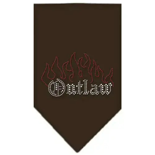Outlaw-Rhinestone-Bandana-Cocoa-Small-GreatEagleInc-333912350