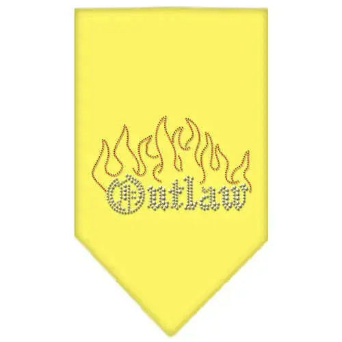 Outlaw-Rhinestone-Bandana-Yellow-Small-GreatEagleInc-318546622