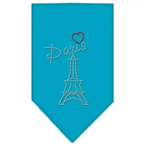 Paris-Rhinestone-Bandana-Turquoise-Small-GreatEagleInc-319130054