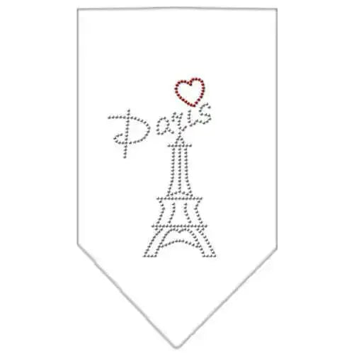 Paris-Rhinestone-Bandana-White-Small-GreatEagleInc-319129947