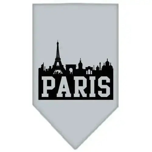 Paris-Skyline-Screen-Print-Bandana-Grey-Large-GreatEagleInc-319141350