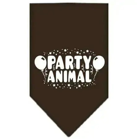 Party-Animal-Screen-Print-Bandana-Cocoa-Small-GreatEagleInc-319209716