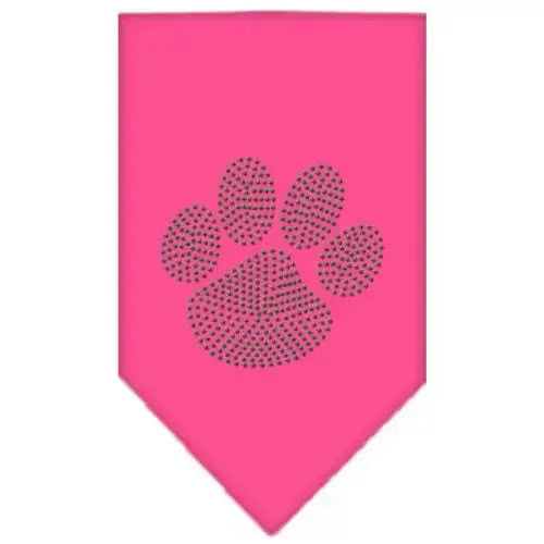 Paw-Green-Rhinestone-Bandana-Bright-Pink-Large-GreatEagleInc-319124648