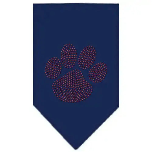 Paw-Red-Rhinestone-Bandana-Navy-Blue-Small-GreatEagleInc-333883030