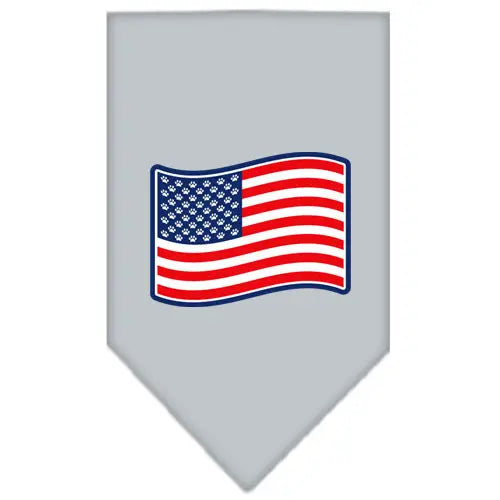 Paws And Stripes Screen Print Bandana Grey Small Default Title