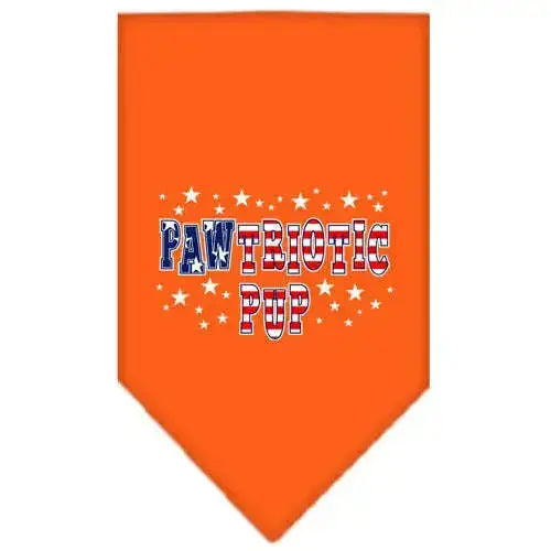 Pawtriotic-Pup-Screen-Print-Bandana-Orange-Large-GreatEagleInc-319091860