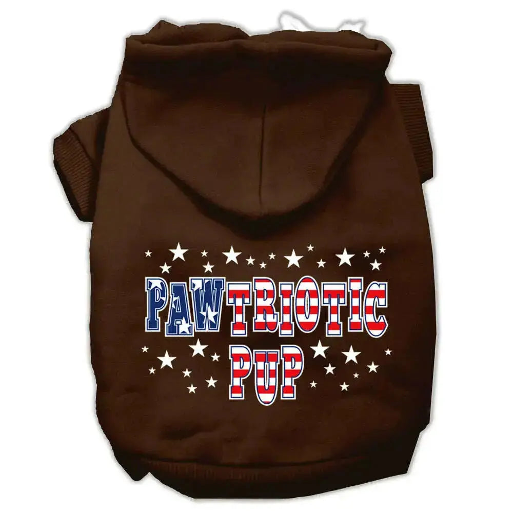 Pawtriotic-Pup-Screen-Print-Pet-Hoodies-Brown-Size-Med-GreatEagleInc-333727224
