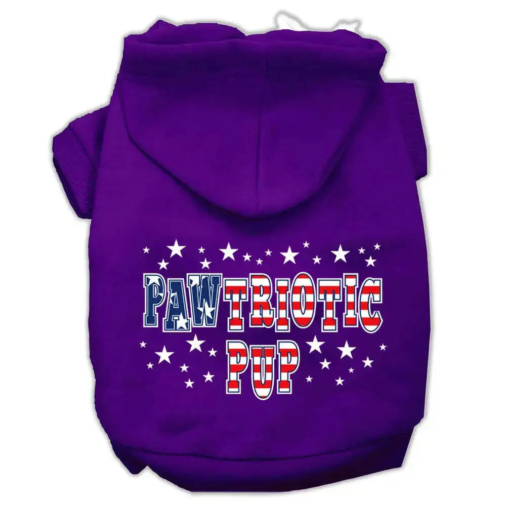 Pawtriotic-Pup-Screen-Print-Pet-Hoodies-Purple-Size-Xl-GreatEagleInc-333726561