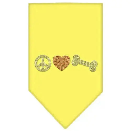 Peace-Love-Bone-Rhinestone-Bandana-Yellow-Large-GreatEagleInc-333941554