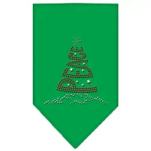 Peace-Tree-Rhinestone-Bandana-Emerald-Green-Small-GreatEagleInc-318998664