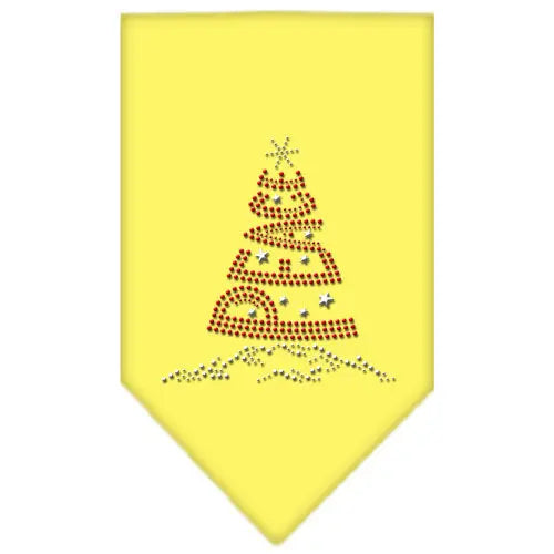 Peace Tree Rhinestone Bandana Yellow Large Default Title