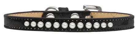 Pearl Size 10 Black Puppy Ice Cream Collar Default Title