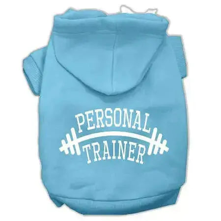 Personal-Trainer-Screen-Print-Pet-Hoodies-Baby-Blue-Size-Xl-GreatEagleInc-333739461