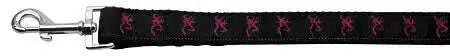 Pink-Deer-Nylon-Dog-Leash-3-8-Inch-Wide-6ft-Long-GreatEagleInc-318474656
