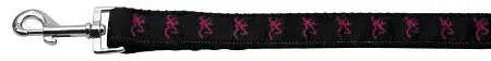 Pink-Deer-Nylon-Dog-Leash-5-8-Inch-Wide-6ft-Long-GreatEagleInc-318474820