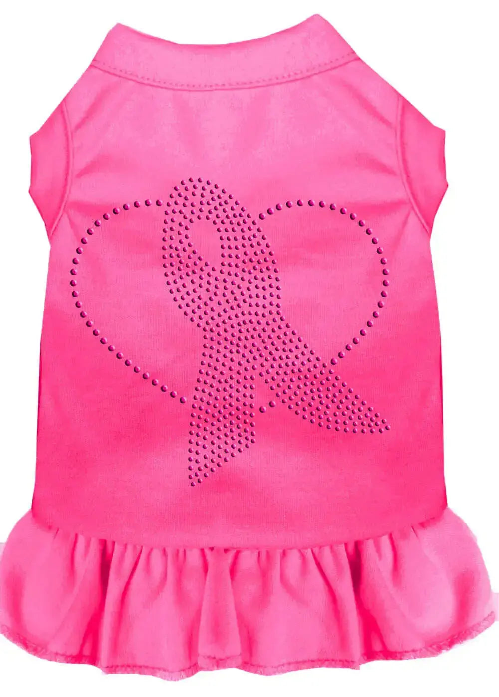 Pink-Ribbon-Rhinestone-Dress-Bright-Pink-Xl-GreatEagleInc-333615211