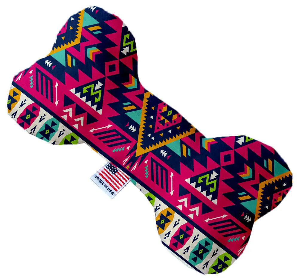 Pink Southwest 10 Inch Bone Dog Toy Default Title