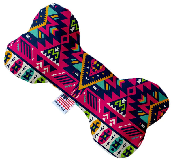 Pink Southwest 8 Inch Bone Dog Toy Default Title