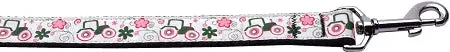 Pink Tractors Nylon Dog Leash 3/8 Inch Wide 6ft Long Default Title