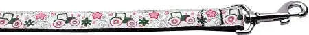Pink-Tractors-Nylon-Dog-Leash-5-8-Inch-Wide-4ft-Long-GreatEagleInc-318493714
