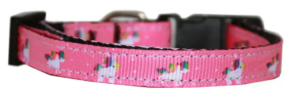 Pink-Unicorn-Nylon-Cat-Safety-Collar-GreatEagleInc-318774380