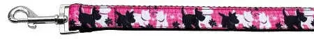 Plaid-Pups-Nylon-Ribbon-Collars-1-Wide-4ft-Leash-GreatEagleInc-318841580
