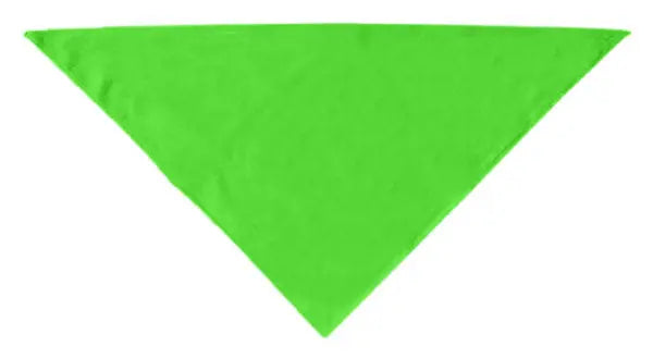 Plain Bandana Lime Green Small Default Title