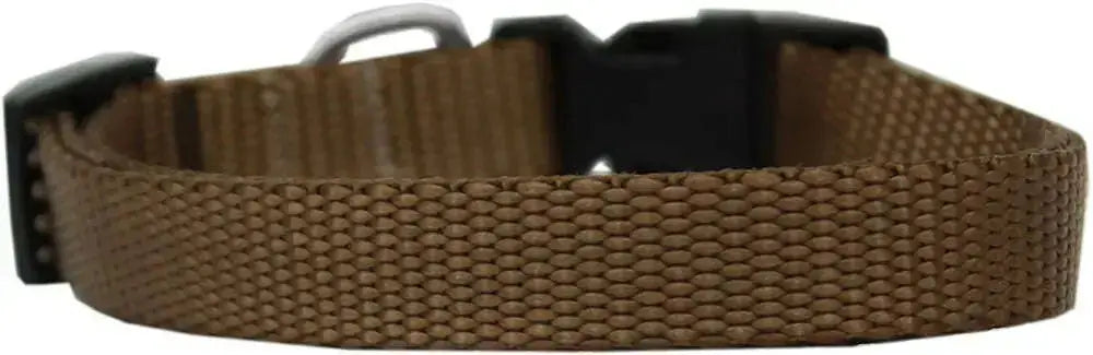 Plain-Nylon-Cat-Safety-Collar-Tan-GreatEagleInc-334301373