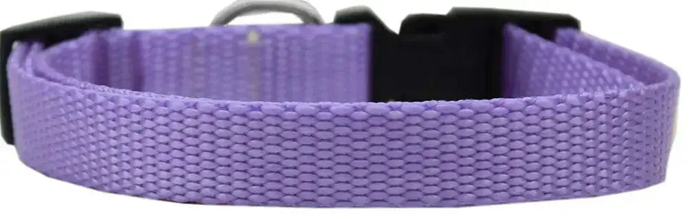 Plain-Nylon-Dog-Collar-Xl-Lavender-GreatEagleInc-334264353