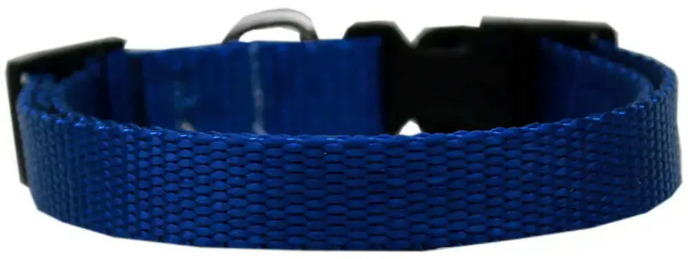 Plain-Nylon-Dog-Collar-Xs-Blue-GreatEagleInc-334260172