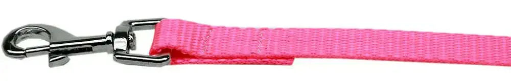 Plain-Nylon-Pet-Leash-5-8in-By-4ft-Hot-Pink-GreatEagleInc-334262727
