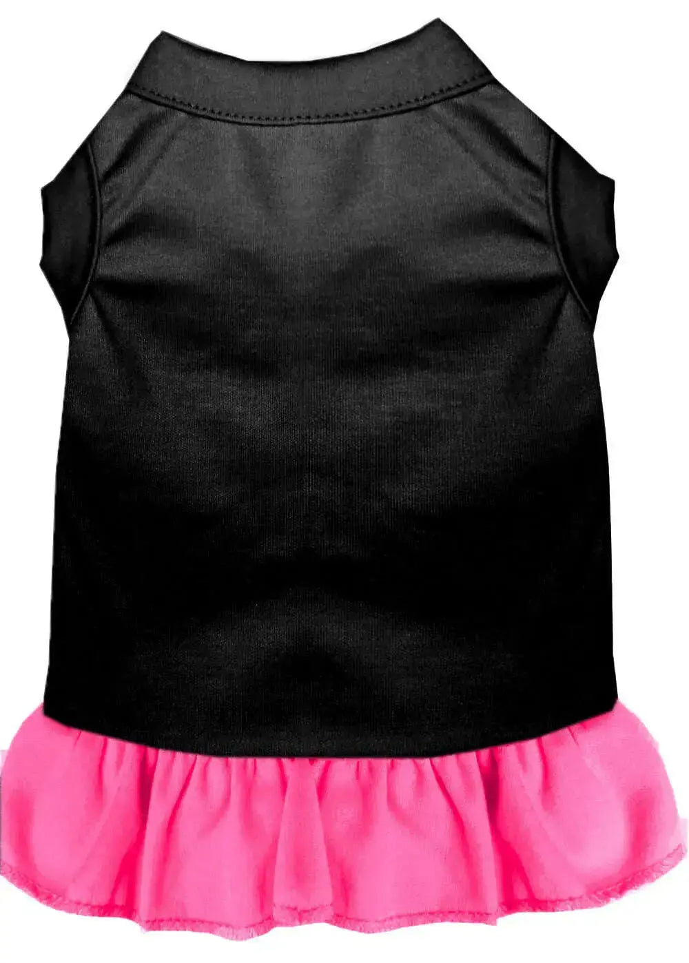 Plain-Pet-Dress-Black-With-Bright-Pink-4x-GreatEagleInc-334337536