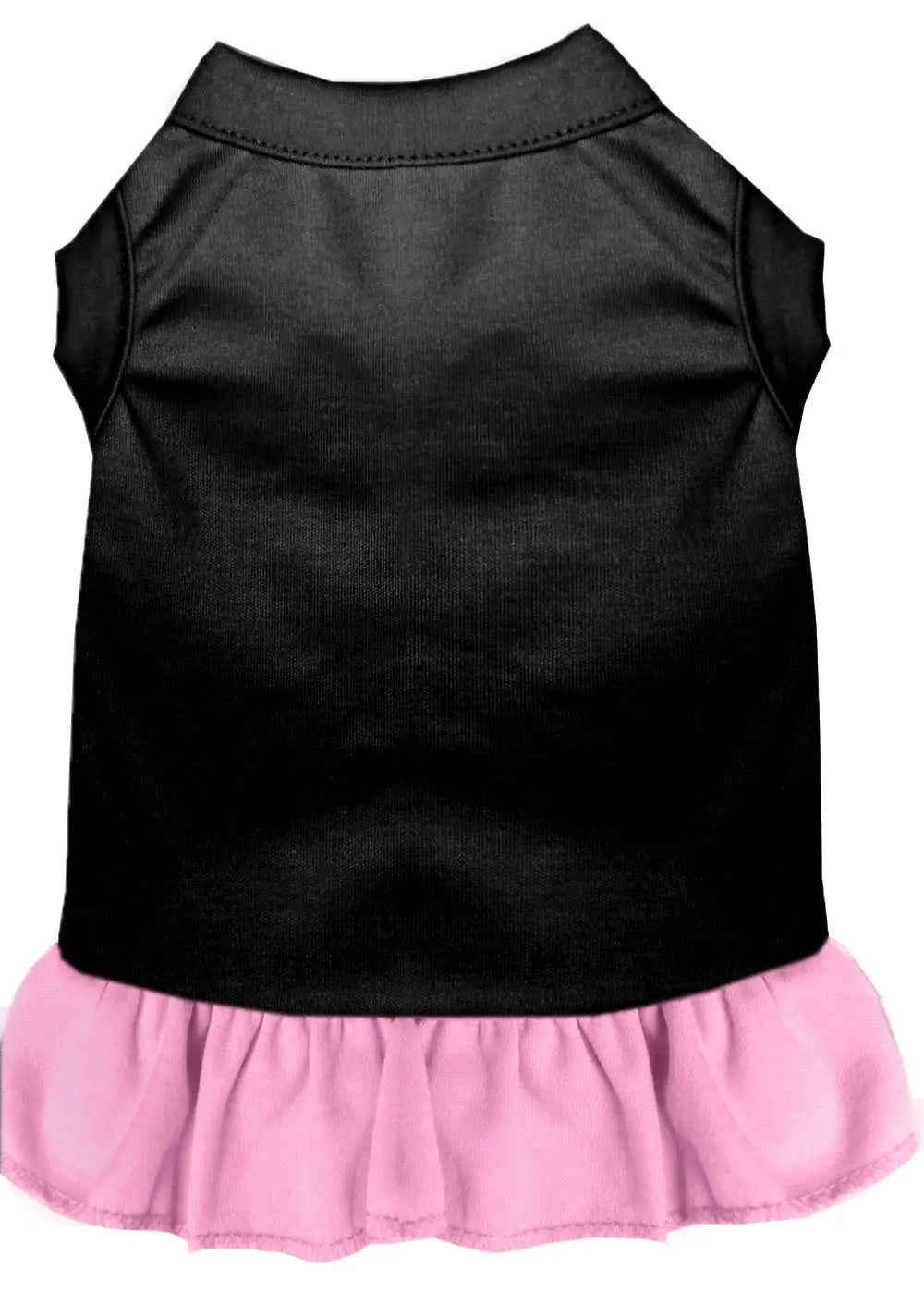 Plain Pet Dress Black With Light Pink 4x Default Title