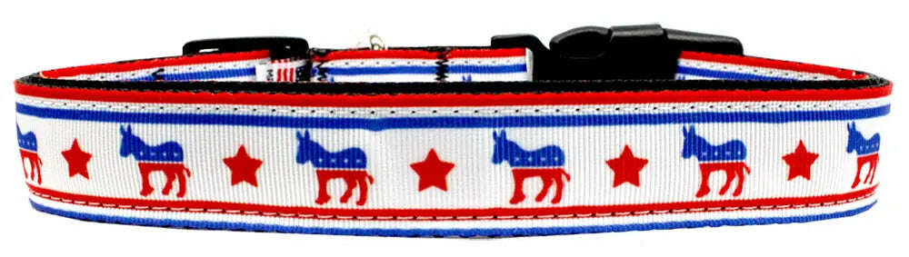 Political-Nylon-Democrat-Dog-Collar-Md-Narrow-GreatEagleInc-334327770