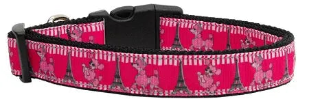 Poodles In Paris Nylon Cat Collar Default Title