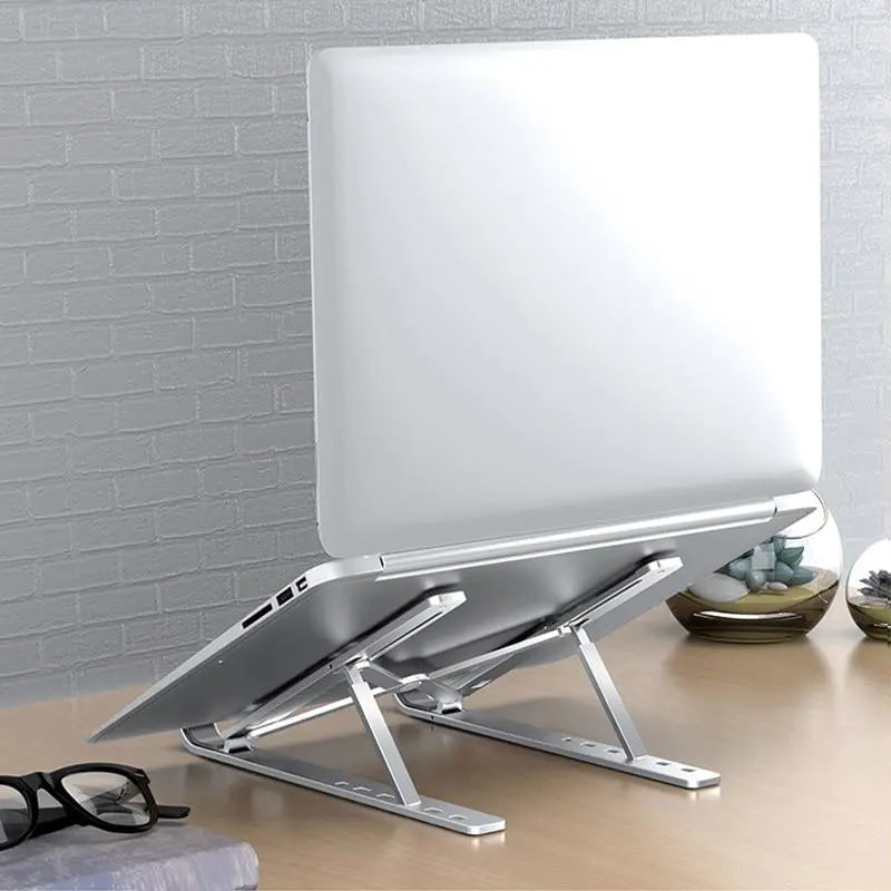 Portable Heat Dissipation Laptop Stand For Macbook Pro A (Silver) - GreatEagleInc