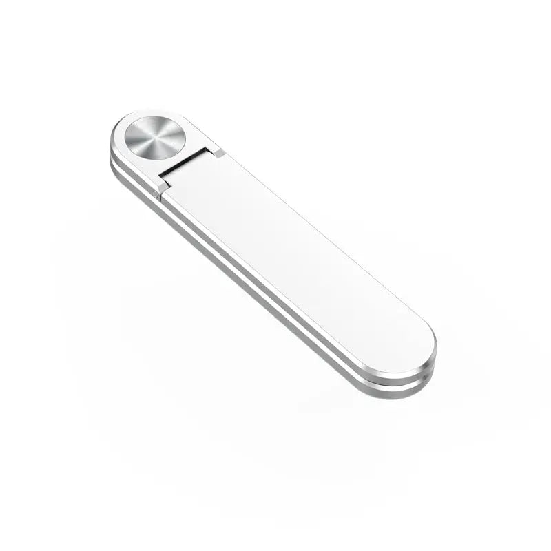 Portable L Shaped Phone Holder Foldable Aluminium Alloy Metal Smartphone Socket Universal For IPhone Samsung Phone Stand White