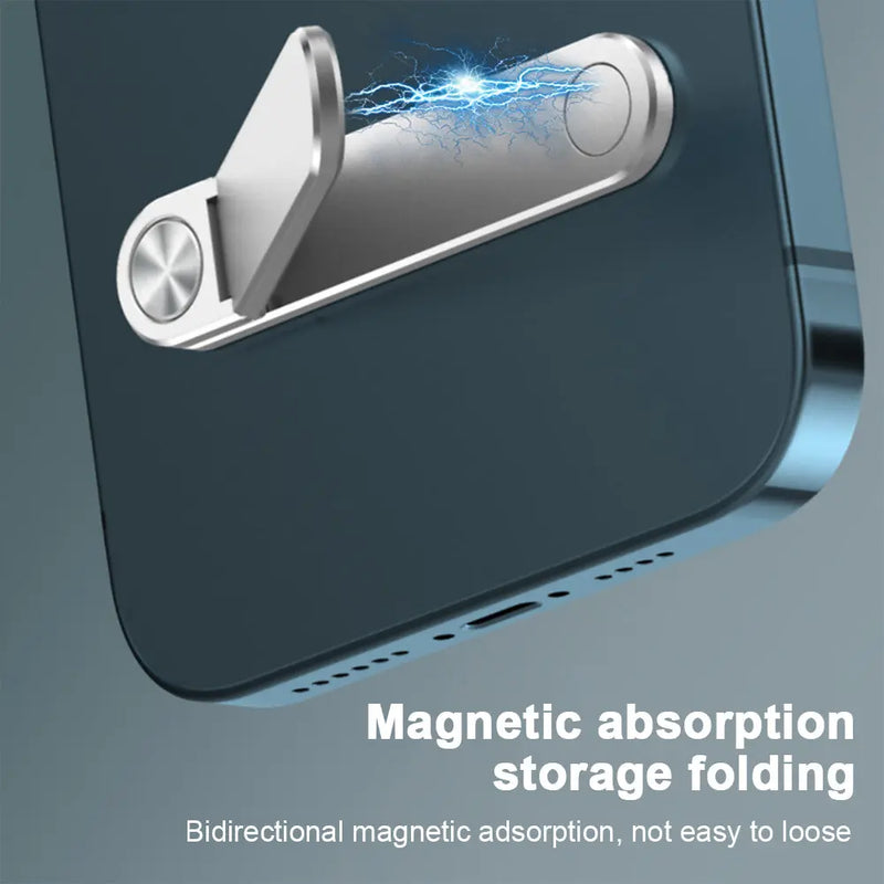Portable L Shaped Phone Holder Foldable Aluminium Alloy Metal Smartphone Socket Universal For IPhone Samsung Phone Stand