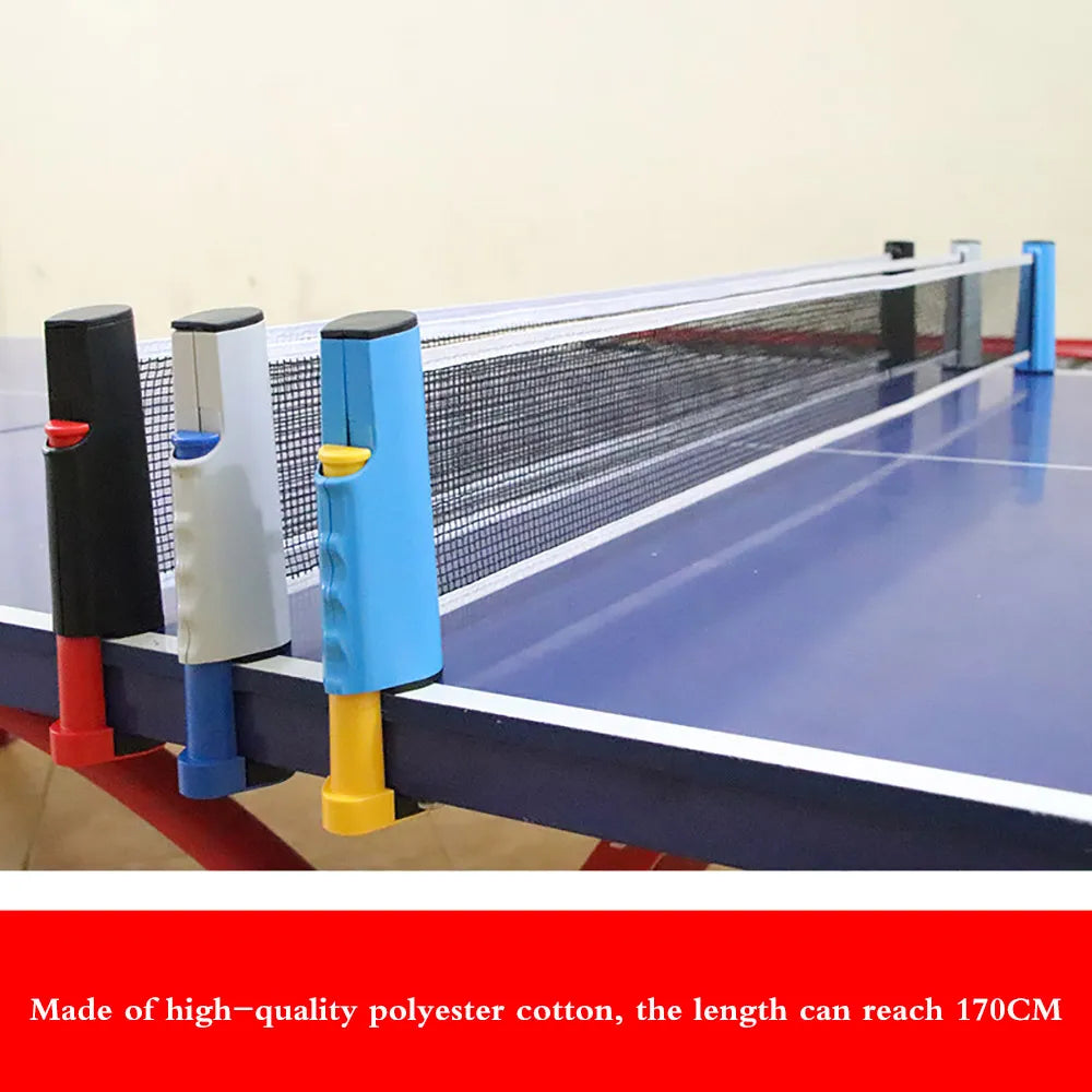 Portable Table Tennis Nets Ping Pong Net Rack Retractable Table Tennis Net Rack Anywhere Home Gyms Exercise Equipments
