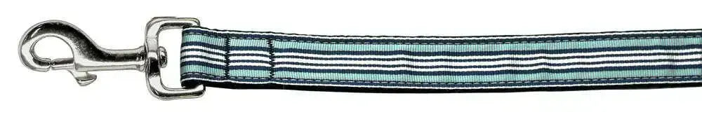 Preppy-Stripes-Nylon-Ribbon-Collars-Light-Blue-white-1-Wide-6ft-Lsh-GreatEagleInc-333870515