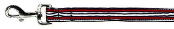 Preppy-Stripes-Nylon-Ribbon-Collars-Red-white-1-Wide-4ft-Lsh-GreatEagleInc-318896157